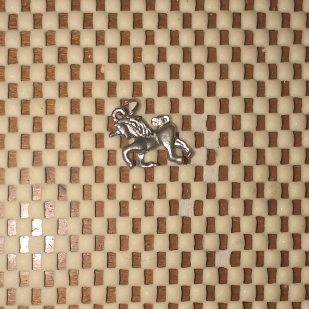 $1 Add To Any Bundle Silver Unicorn Pendant Charm